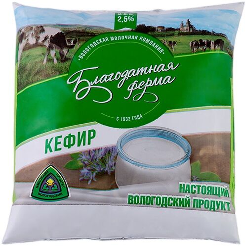 Кефир Благодатная ферма 2.5%
