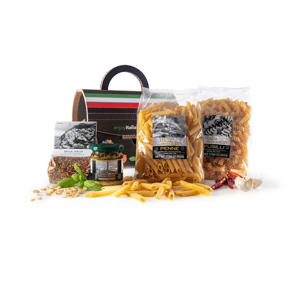 

Подарочный набор Autentico Italiano Сумочка чёрная для приготовления пасты 1.28 кг