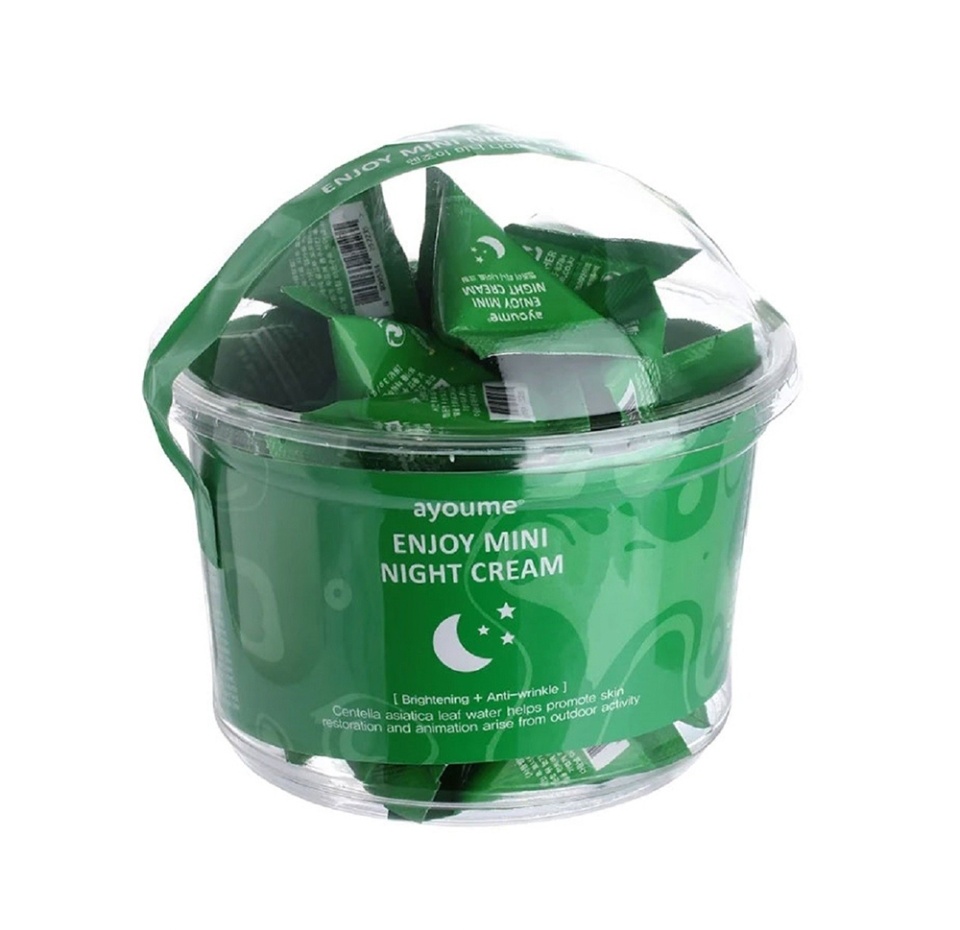 

Крем для лица ночной Ayoume Mini Night с центеллой азиатской, 30x3 г