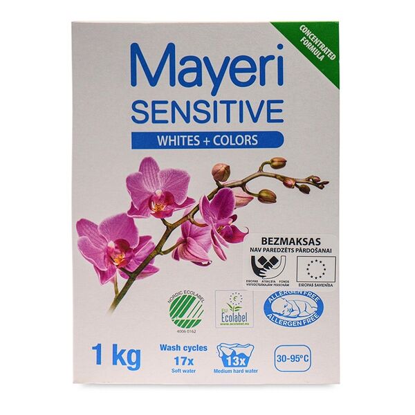 Стиральный порошок Mayeri Sensitive ЭКО универсальный
