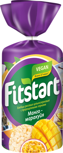 

Хлебцы рисовые Fitstart Манго-маракуйя 100 г