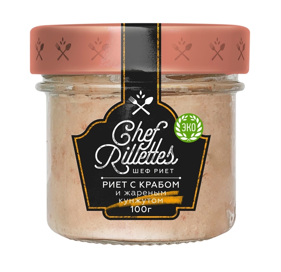 

Риет Путина Chef Rillettes из икры трески тихоокеанской с крабом камчатским и жареным кунжутом 100 г