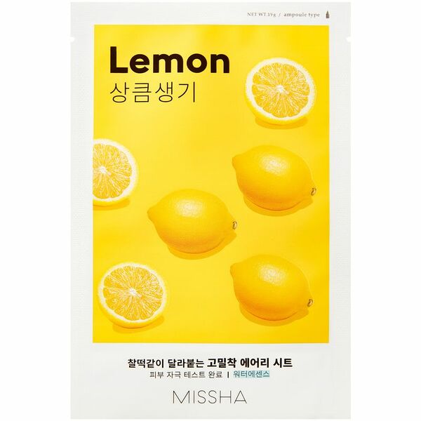 Маска для лица Missha Airy Fit Sheet Lemon Mask 19 г
