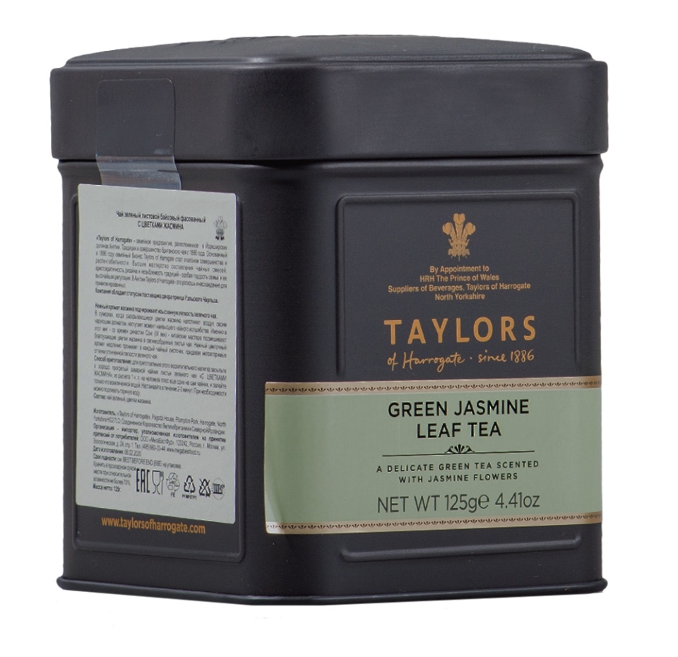 

Чай зеленый Taylors of Harrogate листовой с цветками жасмина