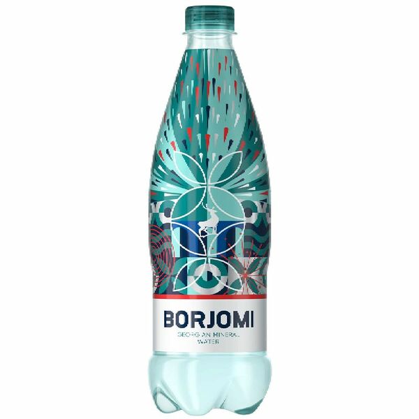 Вода Боржоми минеральная лечебно-столовая гидрокарбонатная газированная, 750мл