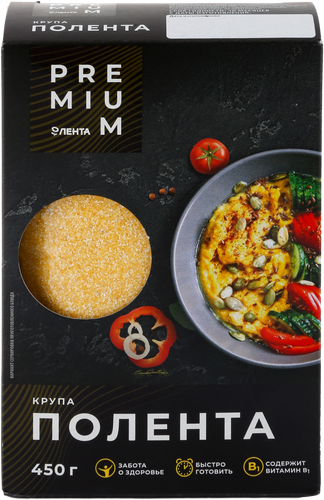 

Крупа кукурузная для поленты ЛЕНТА PREMIUM