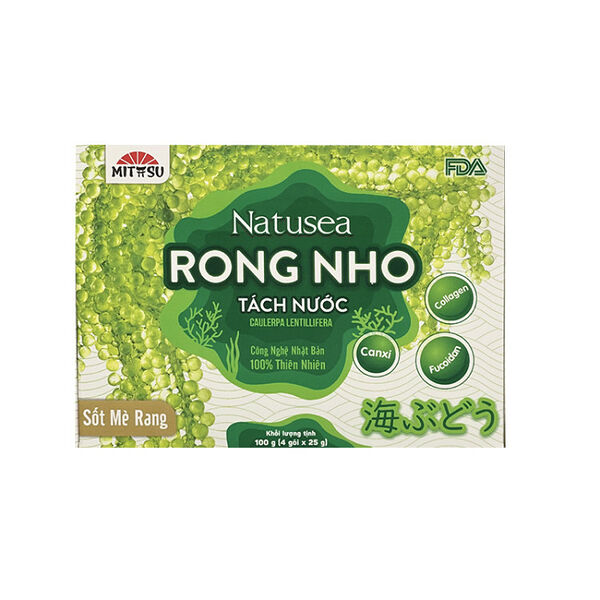 Морской виноград MITASU, 100 г Вьетнам (С кунжутным соусом в комплекте)