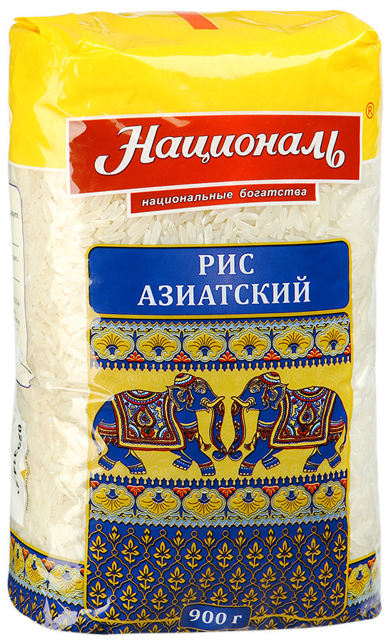 

Рис Азиатский Националь длиннозерный 900 г