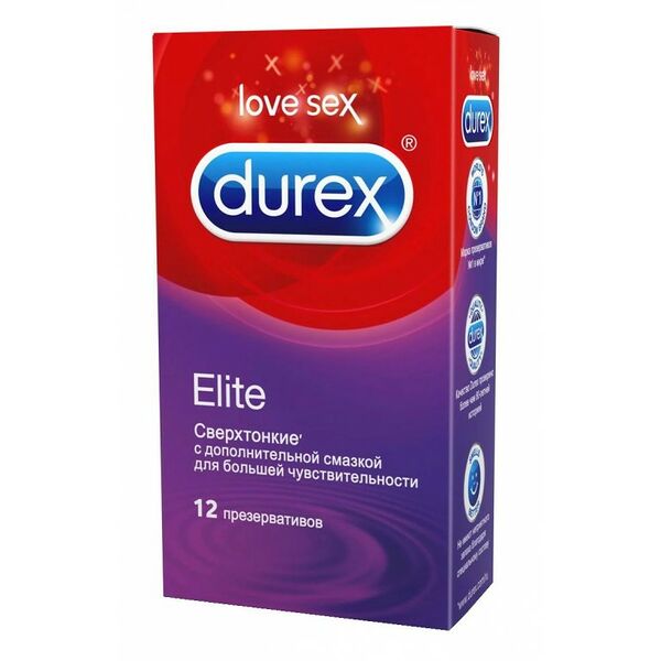 Презервативы Durex Elite №12, (особо тонкие)