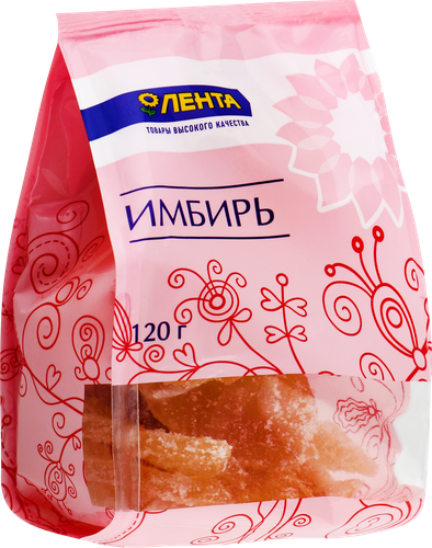 

Цукаты Лента Имбирь 120 г