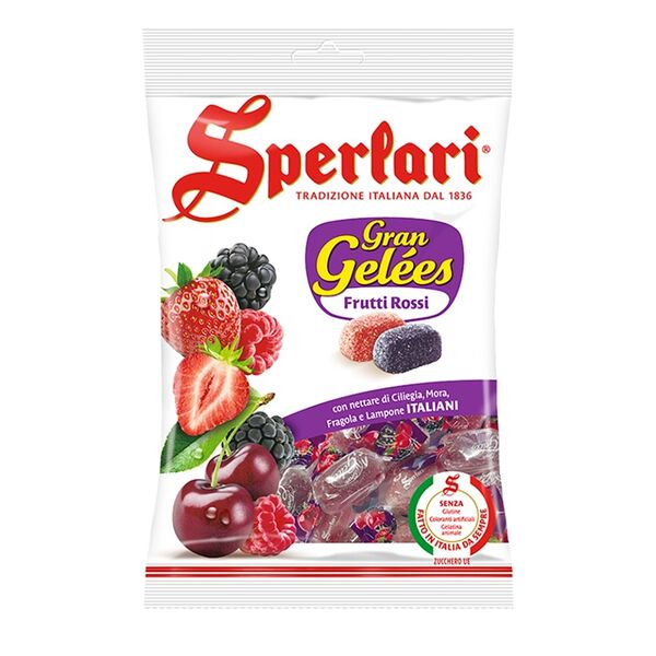 Мармелад Sperlari желейно-фруктовый Red fruits 175г, Италия