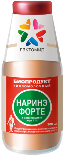 

Биопродукт кисломолочный Лактомир Наринэ-форте 3.2% 300 мл
