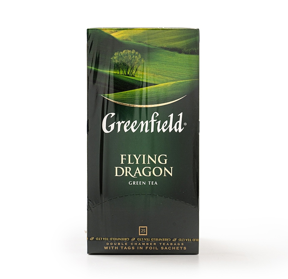 

Чай зеленый Greenfield Flying Dragon 25 пакетиков 50 г