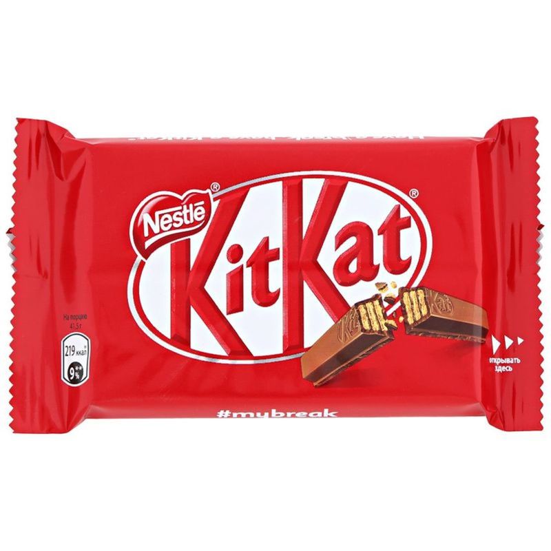 

Шоколад KitKat молочный с вафлей 41.5 г