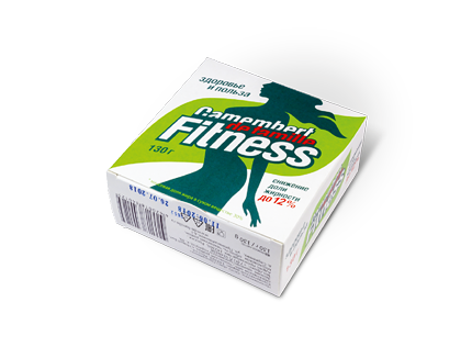 Сыр мягкий с белой плесенью Camembert de famille Fitness 30% 130г Шедевры вкуса