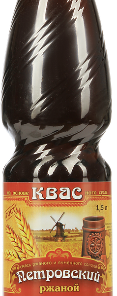 Напиток квасной Петровский среднегазированный, 1.5л