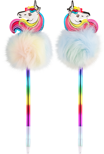 

Ручка шариковая Meshu Rainbow unicorn синяя, 0.7 мм, 1 шт., цвет корпуса в ассортименте