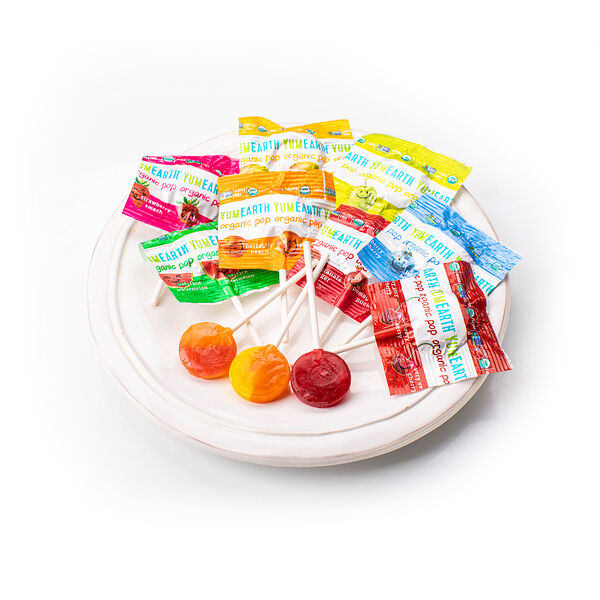 Ассорти органических леденцов на палочке 3 шт