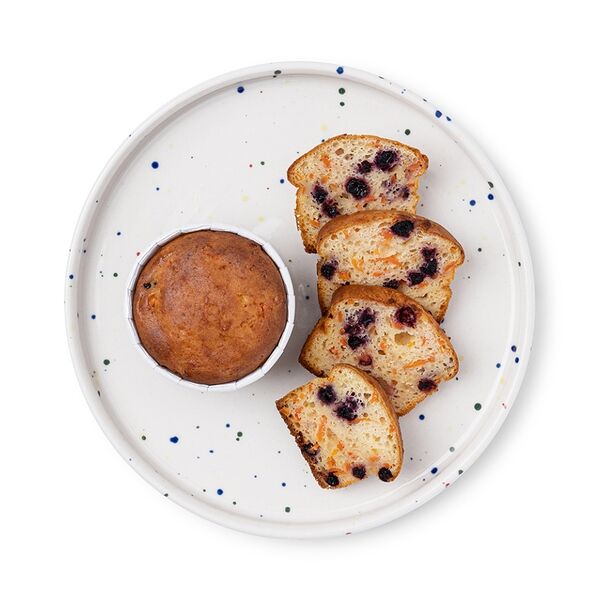 Маффины творожные с черникой, Азбука Life kids, 120 г (2шт)