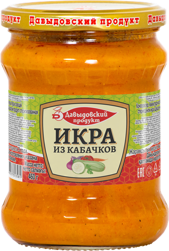 

Икра из кабачков ДАВЫДОВСКИЙ ПРОДУКТ , 460г