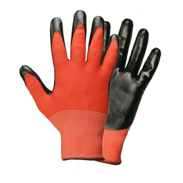 Перчатки нейлон с нитрилом, размер XL