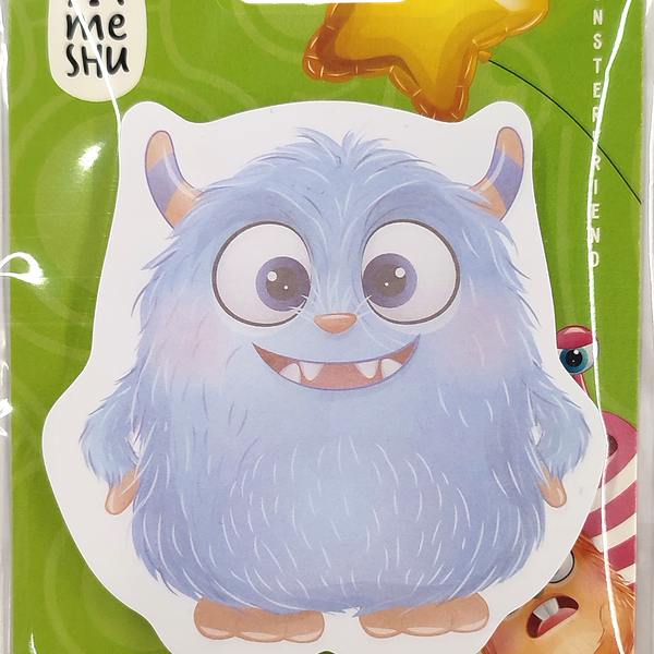 Блок Рельеф-центр Meshu самоклеящийся Монстрики 75*75мм