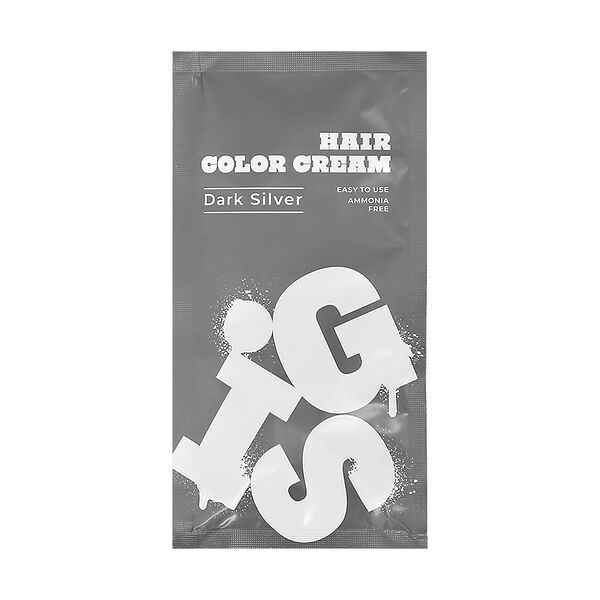 Крем тонирующий для окрашивания волос Gis Dark Silver, 35 г