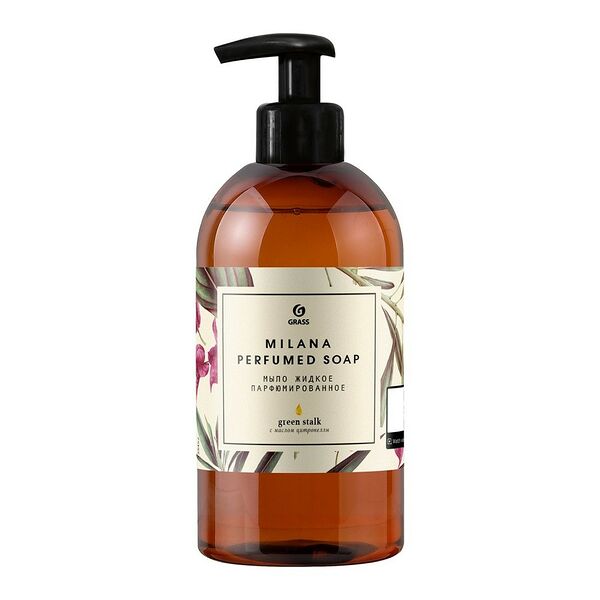 Мыло жидкое GRASS Milana Green Stalk парфюмированное