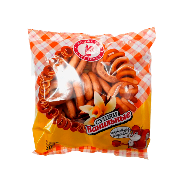 Сушки Конфетки-Бараночки Ванильные 200 г