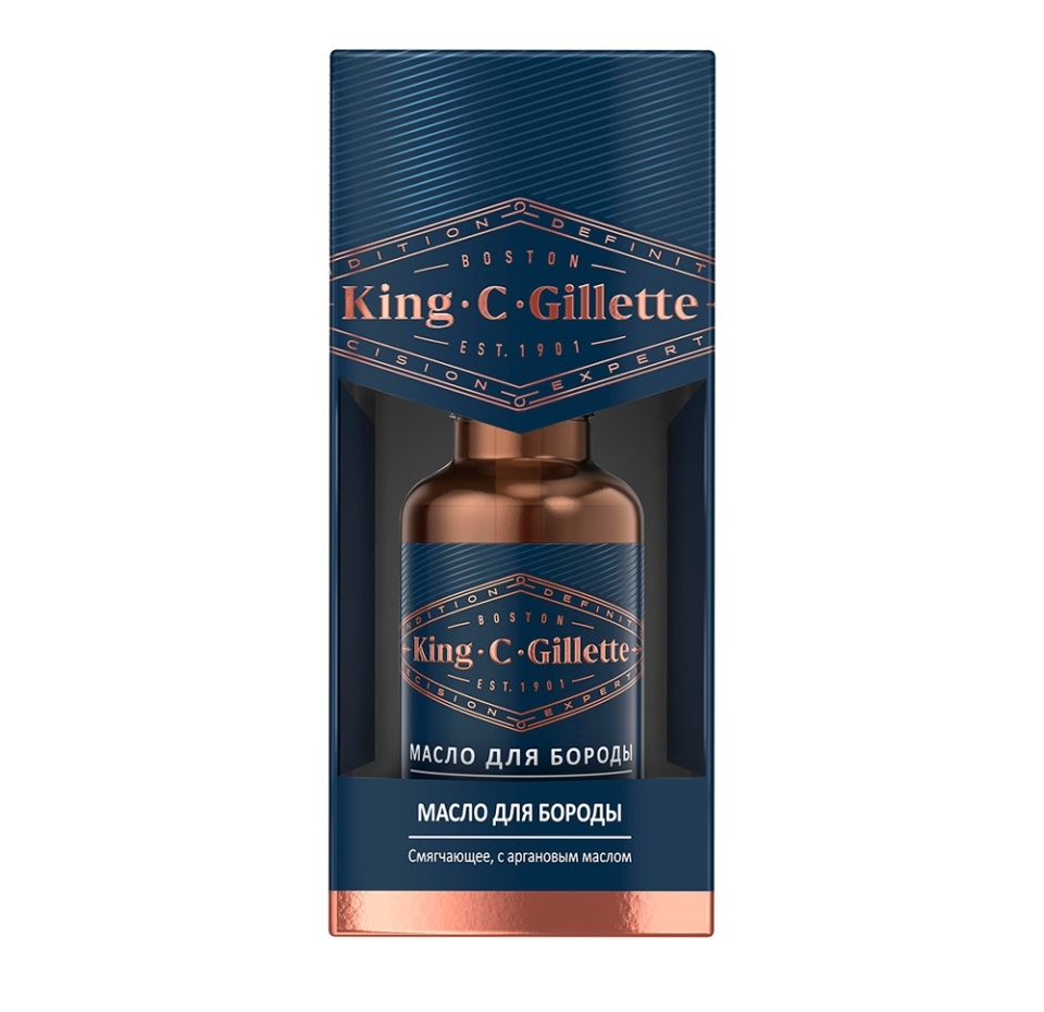 

Масло King C Gillette для бороды с аргановым маслом 30 мл