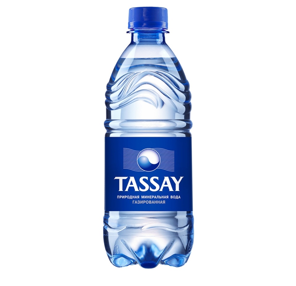 

Вода минеральная природная питьевая Tassay газированная 0.5л