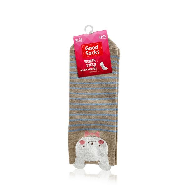Женские укороченные носки Good Socks , Бежевый р.36-39