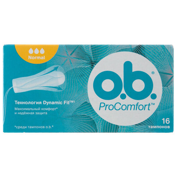 O.B հիգենիկ Տամպոն ProComfort Normal N16