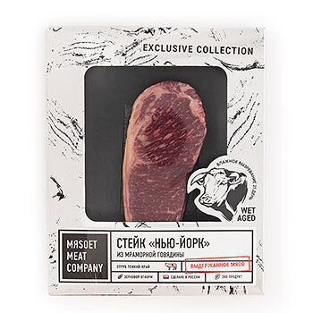 Стейк Нью-Йорк Exclusive Collection Wet age mяsoet meat company 400г, Россия