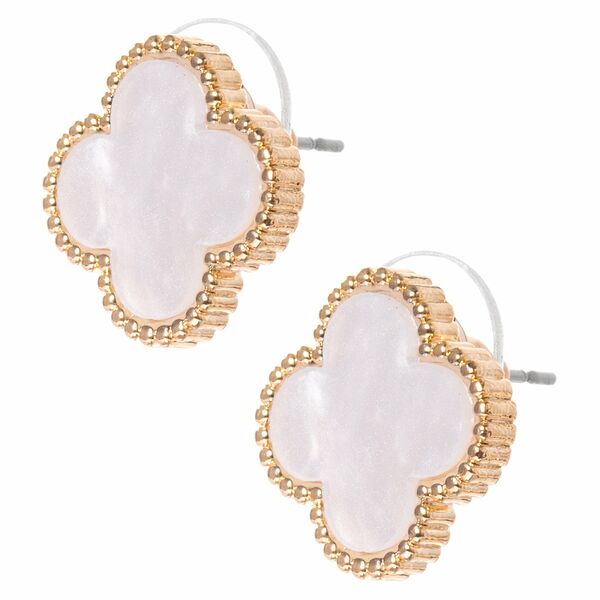 RONDA O/W 22/23 Серьги E96б, бижутерия, ювелирный сплав, перламутр