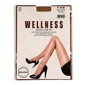 Колготки Satin Look, Wellness, цвет 6334 (бежевый), 20 den, размер 3, Германия