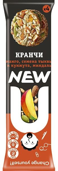 Кранчи Newu с манго 30г