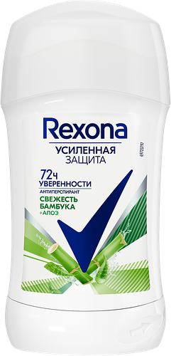 Дезодорант-антиперспирант стик женский REXONA Свежесть бамбука и алоэ вера 72ч