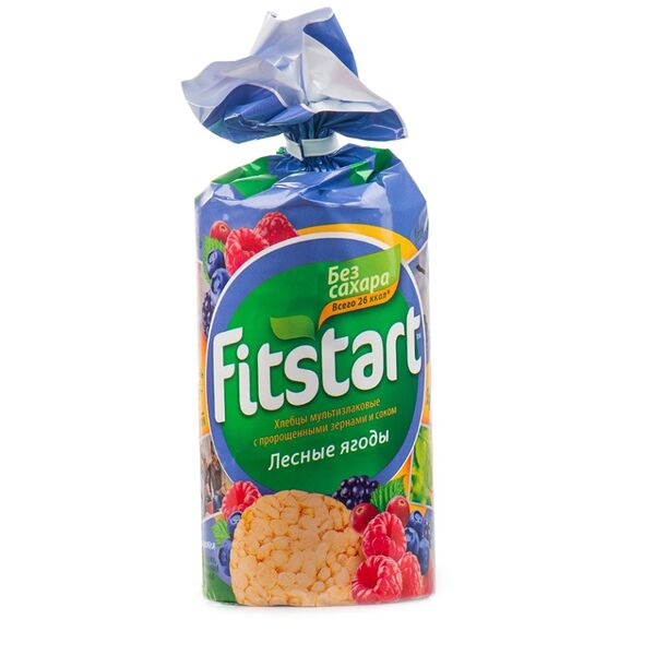 Хлебцы мультизлаковые Fitstart Лесные ягоды