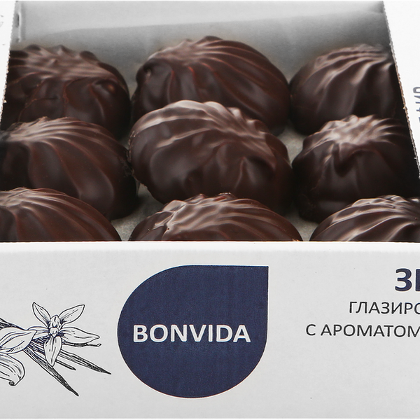 Зефир BONVIDA с ароматом ванили глазированный