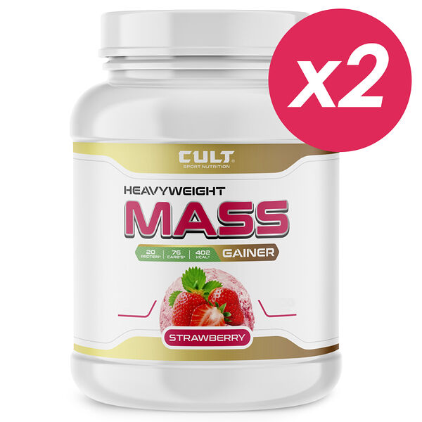 Cult 100% Pure Mass Gainer клубника (2 шт по 3 кг)