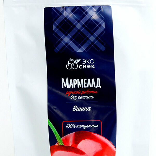Мармелад ручной работы вишня ТМ Эко снек