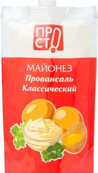 Майонез ПРОСТО Провансаль Классический 67% 220мл