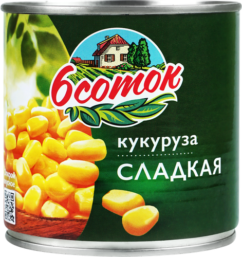 

Кукуруза сладкая 6 соток 340 г