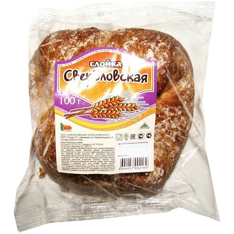 

Слойка Нижнекамский хлебокомбинат Свердловская, 100г