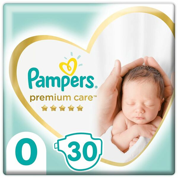 Подгузники Pampers Premium Care Mini 0 (1.5-2.5 кг) 30 шт