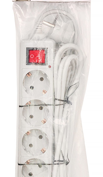 Фильтр сетевой Buro 500SL-3-G 5 розеток серый, 3 м