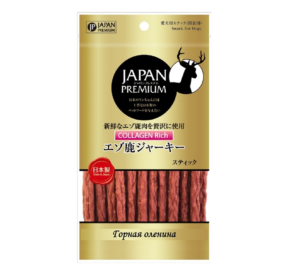 

Салями с коллагеном Japan Premium Gold Японский горный олень нарезанные колбаски, Япония