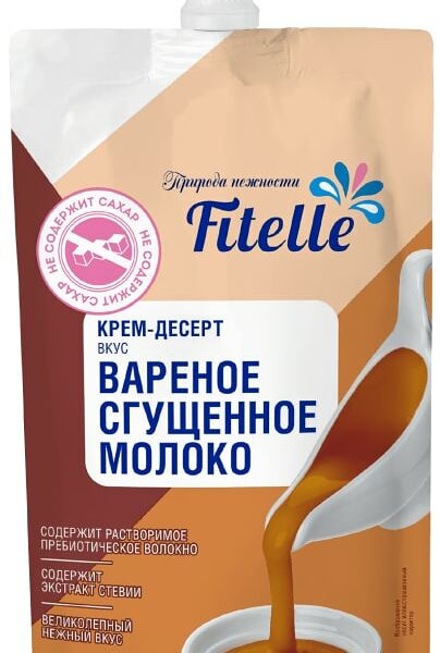 Крем-десерт Fitelle Вареное сгущенное молоко 100г