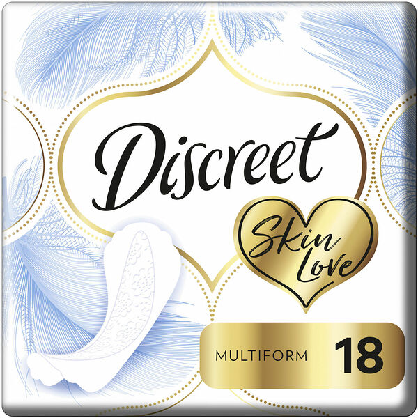 Прокладки ежедневные Discreet Skin Love Multiform